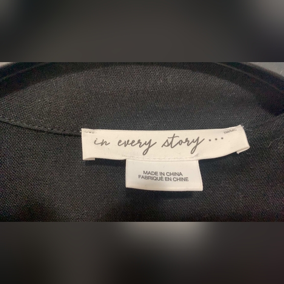 Oversized linen blend blazer - Picture 2 of 4